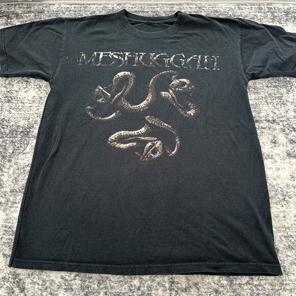 ALTERED LARGE Meshuggah Vintage 2005 Shirt Adult Size Catch 33 Black Tour - Picture 1 of 11